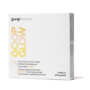 GOOP GLOW 5% Glycolic Acid Overnight Glow Peel Light - 4-Pack